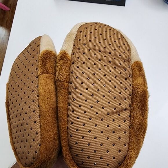 Gymboree Girls Christmas Holiday Rudolph Red Nosed Reindeer Slippers Size 11-12 - Picture 5 of 9